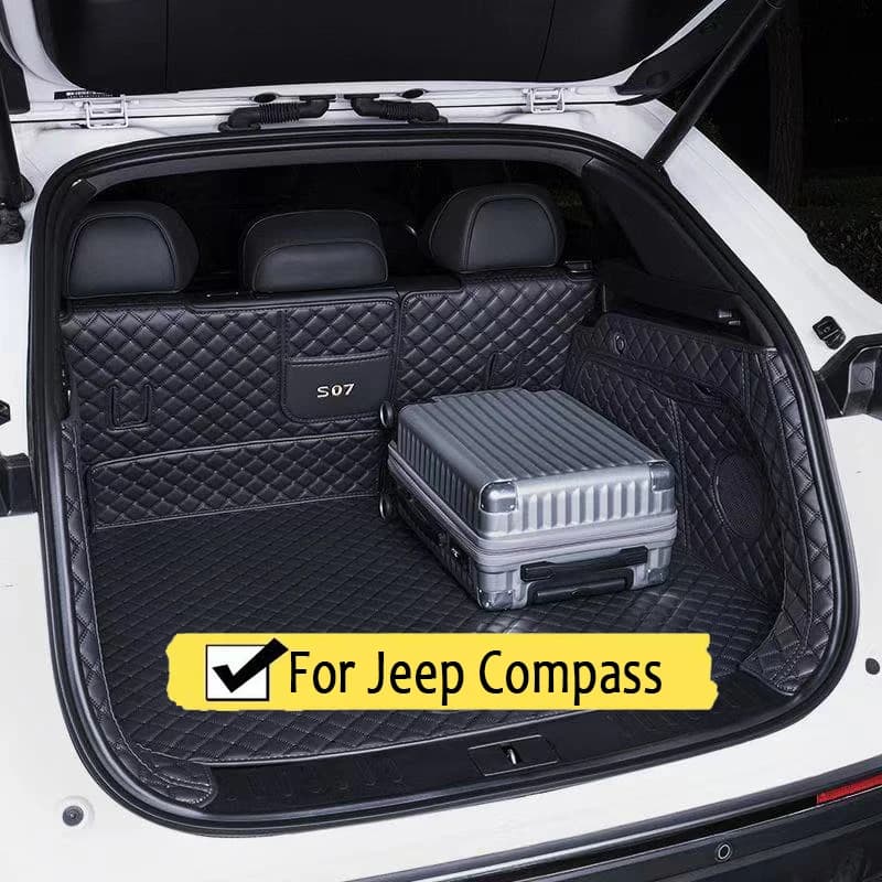 Tappetino per bagagliaio per Jeep Compass 2017 2018 2019 2020 2021 Tappeto per automobile personalizzato