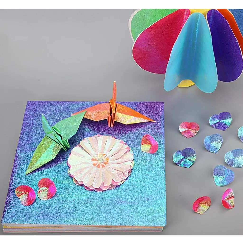 Scrapbooking Decorations Pearl Texture Decorative Cardstock Paper Supplies for Origami and Cards