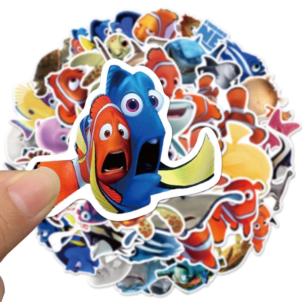 10/30/50pcs Classico Carino Disney Movie Trovare Nemo Adesivi Decalcomanie Del Fumetto Del Computer Portatile Scrapbooking Decorazione Del Telefono Adesivo per I Bambini
