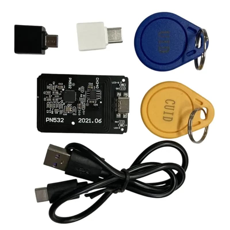 Modulo Lettore/Scrittore NFC A55T PN532 per Carte IC Criptate di Controllo Accessi/Ascensore, Braccialetti e Telefoni Cellulari