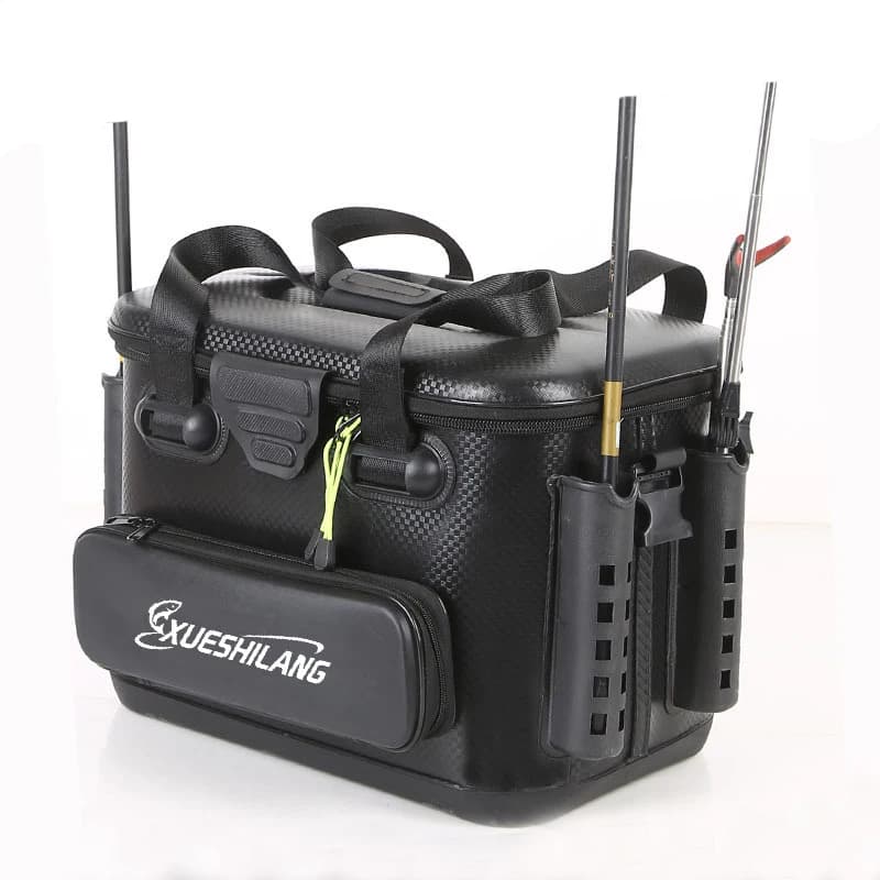 20L/28L/40L Multifunction EVA Fishing Equipment Bag Bucket Box for Live Fish Outdoor Fishing Backpack with Cannabis
