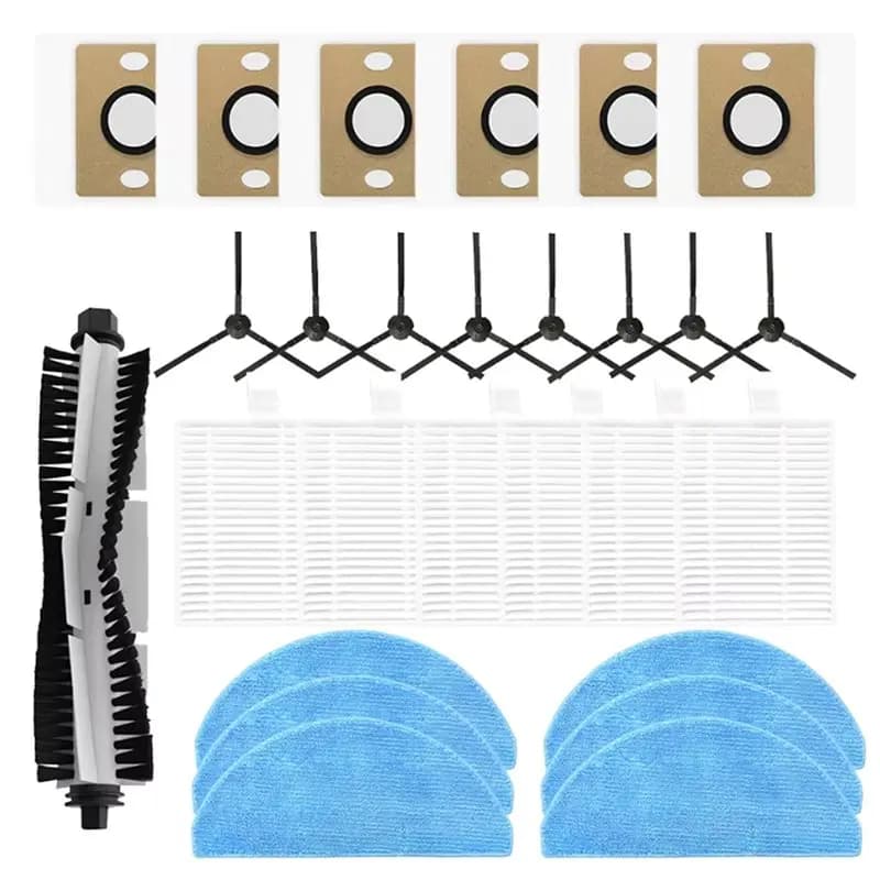 【BRAND NEW】For ILIFE A30 Pro Vacuum Accessories Vacuum Replacement Accessories Main Roller Brushes Side Brushes Mop Cloth Dust B