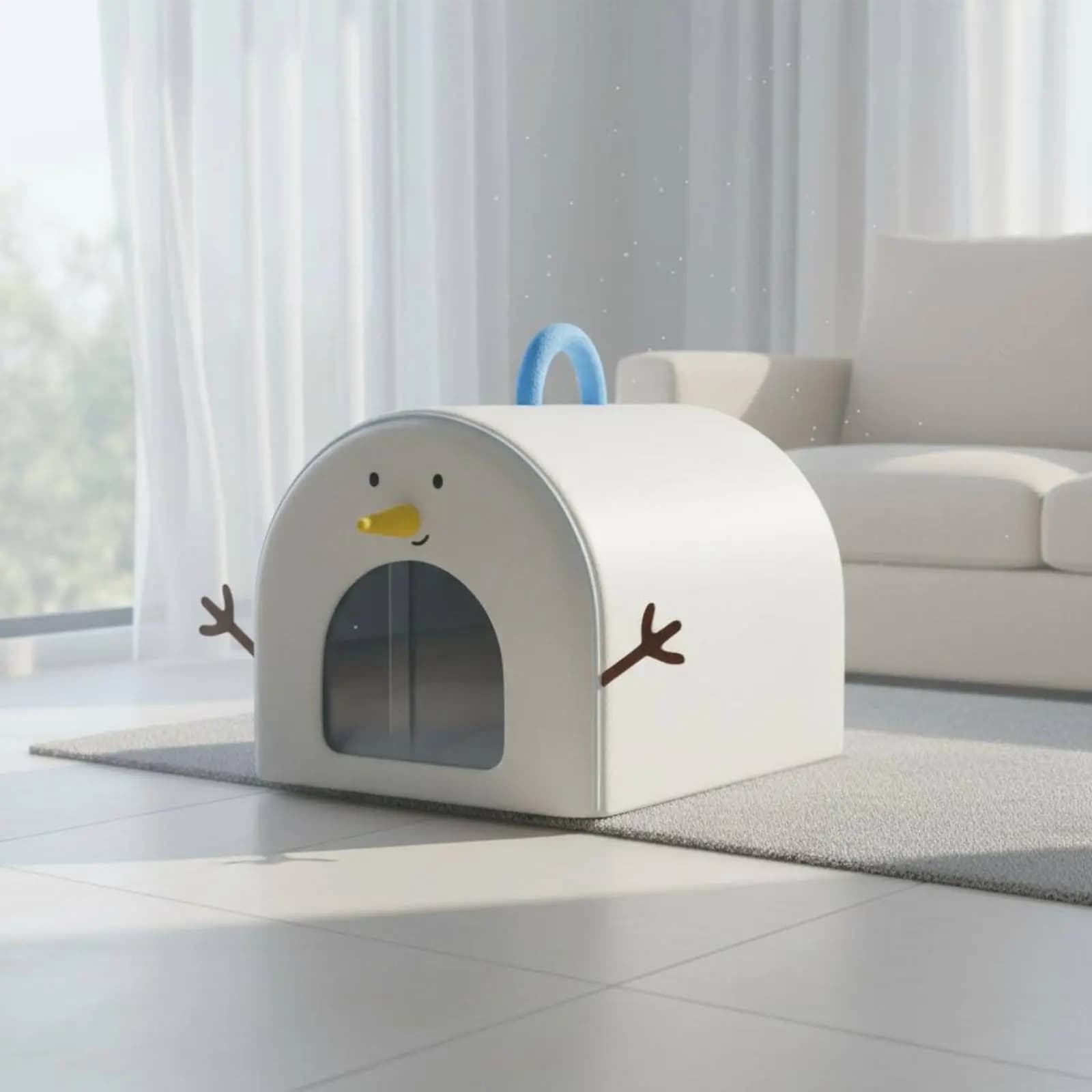 Cuccia Refrigerante per Animali Domestici Estiva con Pacco Ghiaccio, Letto Rinfrescante Traspirante Facile da Riporre per Gatti