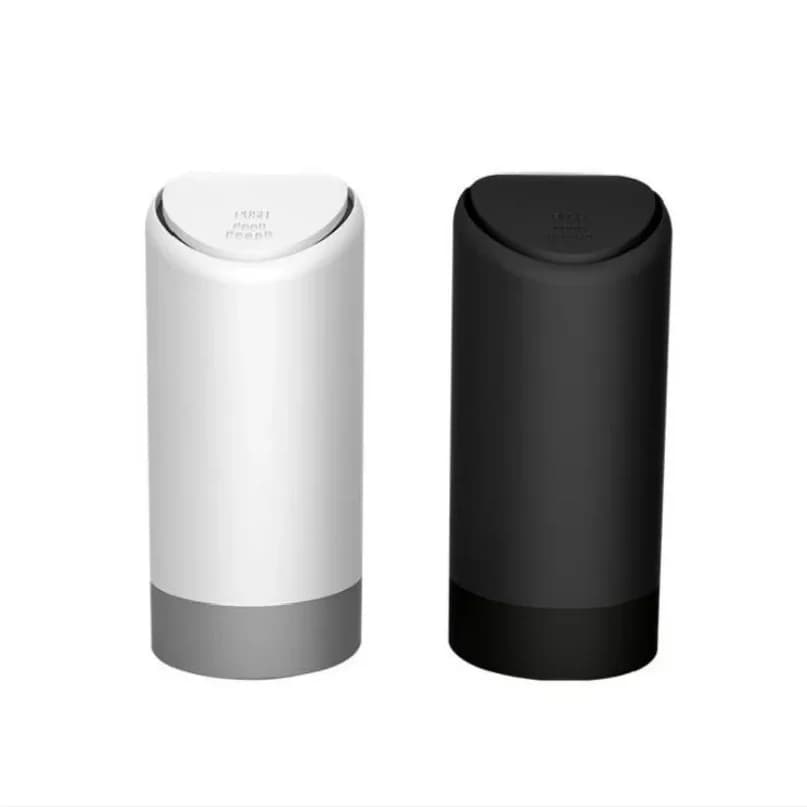 Bidone della spazzatura per auto Bidone della spazzatura per auto Bidone della spazzatura in silicone Supporto per custodia per la polvere Bidone della spazzatura Scatola di immagazzinaggio dell'organizzatore automatico Accessori per auto