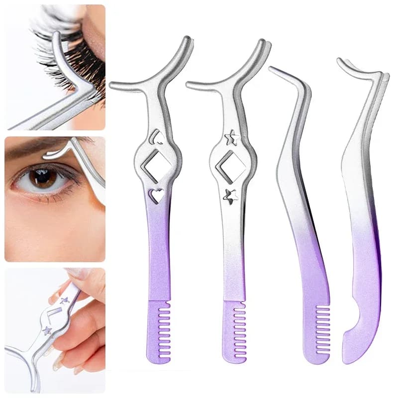 Grips for Extension Fin Eyelashes, Beauty Tools for Make-up, Fin Eyelash Applicator, Auxiliary Grips, Eyelash Grips