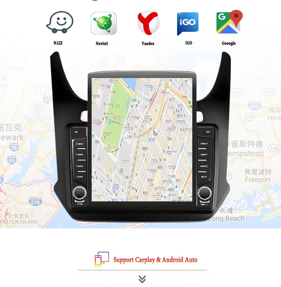 8G + 128G Android 14 Per Chevrolet Cobalt 2011 - 2018 Autoradio Audio Multimediale Stereo PC Tablet GPS Monitor DVD Carplay Auto