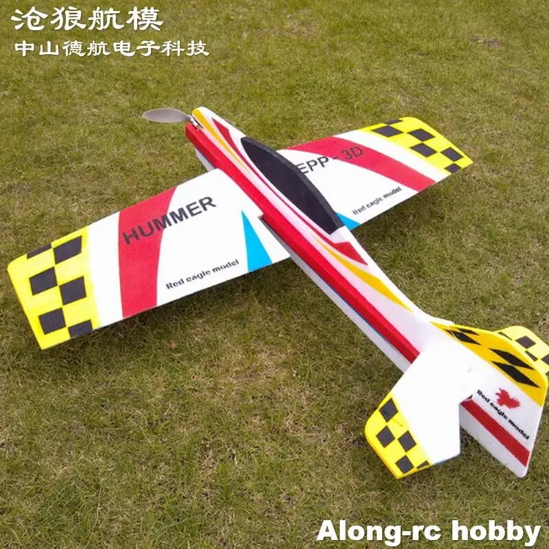 Aereo Telecomandato Along Rc Hobby Hummer, Modello 3D in EPP Resistente agli Urti, Ala Fissa con Telaio Solido per Hobbisti di Aviazione