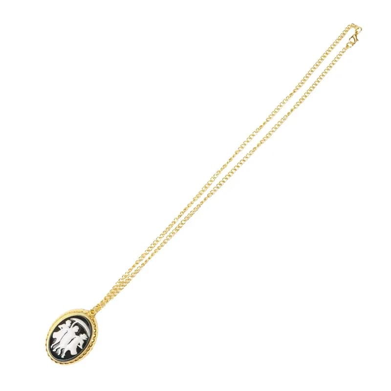 qa156Agatha Cameo Collana Harkness Darkhold Diaries Ciondolo in metallo 5 cm Comic Agatha All Along Puntelli Cosplay Replica Takerlama