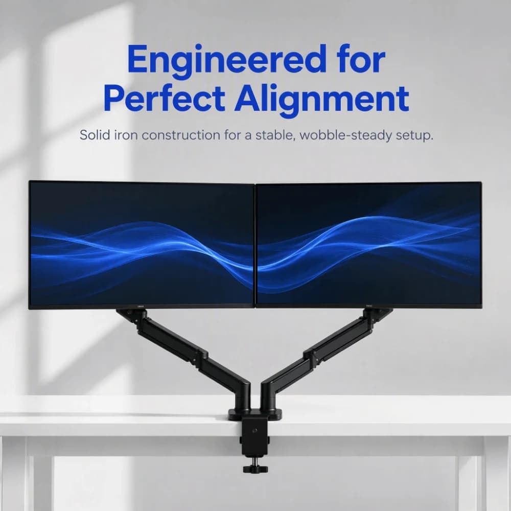Rotating Monitor Stand 10-35 Inch Screen 1/2/3 Screen Dual Screen Monitor Mount Cantilever Mechanical Arm Clamp on Monitor Arm