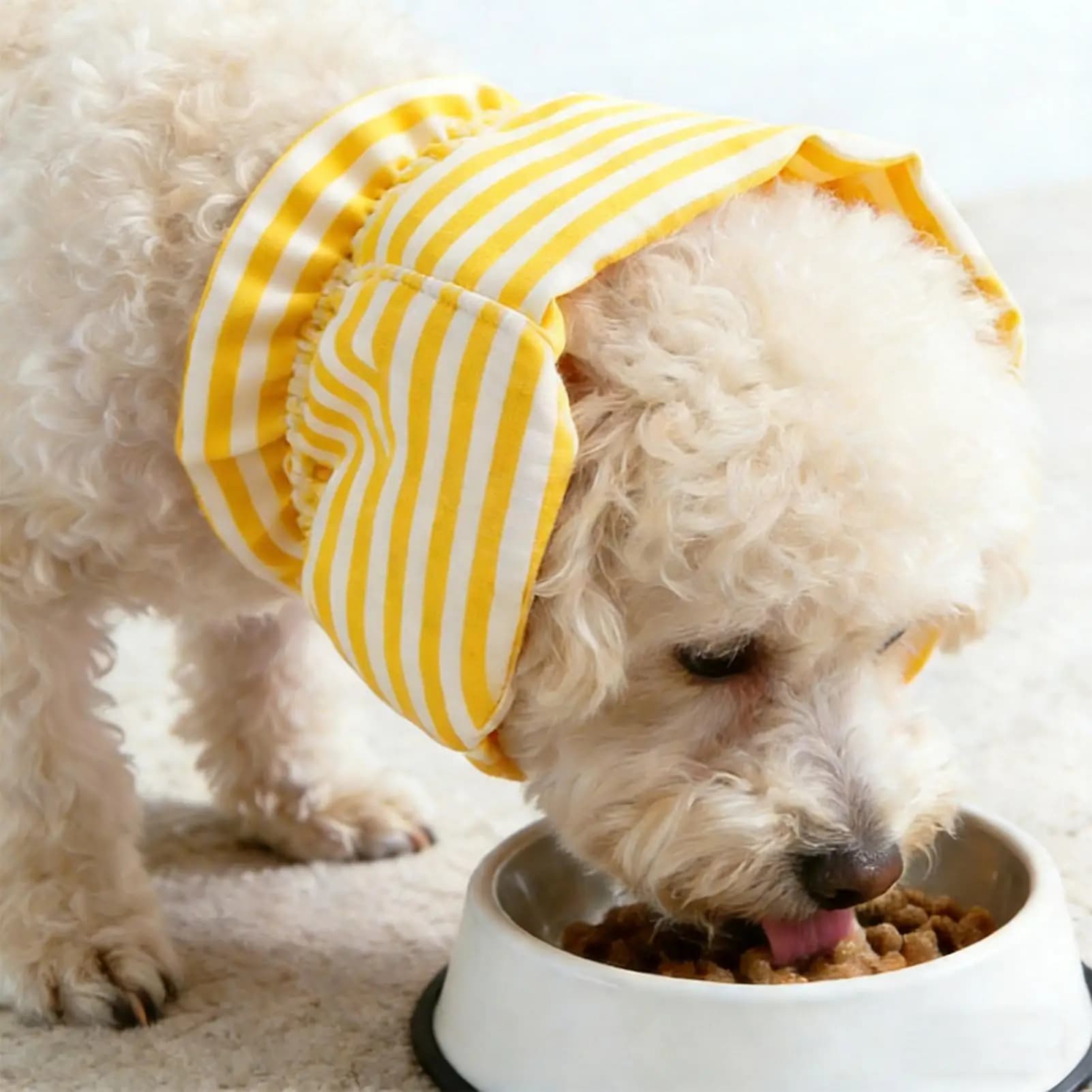 Copri Orecchie per Cani, Sciarpa Calmante per Toelettatura, Protezione Acustica, Turbante, Sciarpa per Animali Domestici, Protezione Collo Gatto