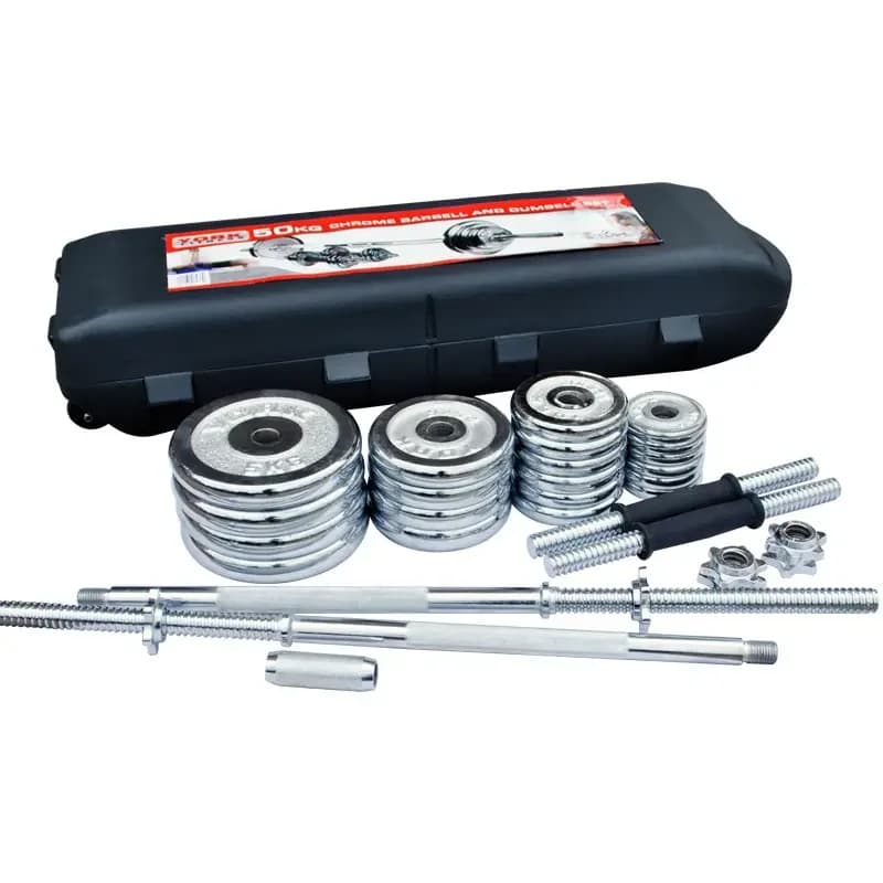 Set of Electroplated Cast Iron Manubri for Commercial Gym, Strength Training, Wholesale
