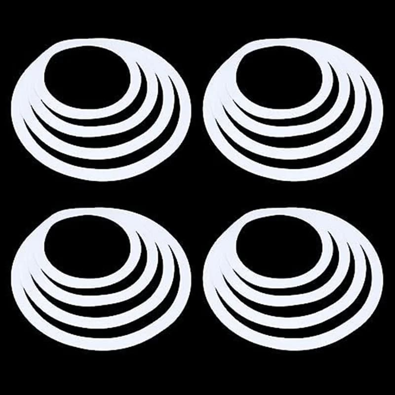 A29Z-Bombina vocale per arresto del tamburo, pad per batteria silenzioso, anello per smorzatore del tamburo Accessori per strumenti a percussione Strumenti per batteria
