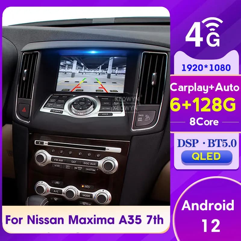 Octa core car android Player per maxima A35 2009 2010 2011 2012 2013 2014 radio GPS Stereo carplay mirrorlink multimedia