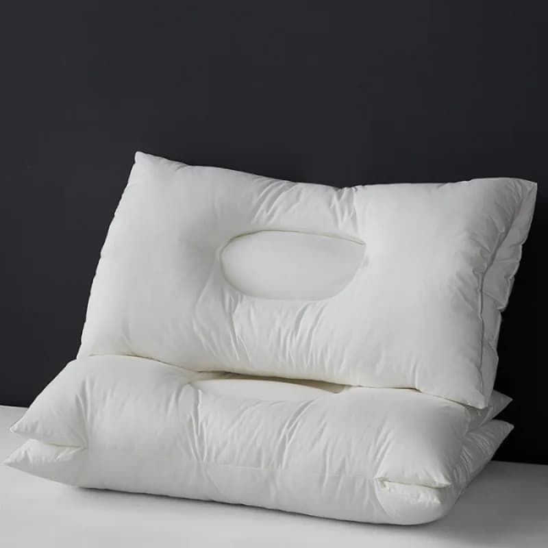Cuscino SPA ergonomico per contorno Cuscino per alleviare il dolore al collo Supporto morbido Cuscino anti russare Cuscino per biancheria da letto ortopedico Comfort per il sonno
