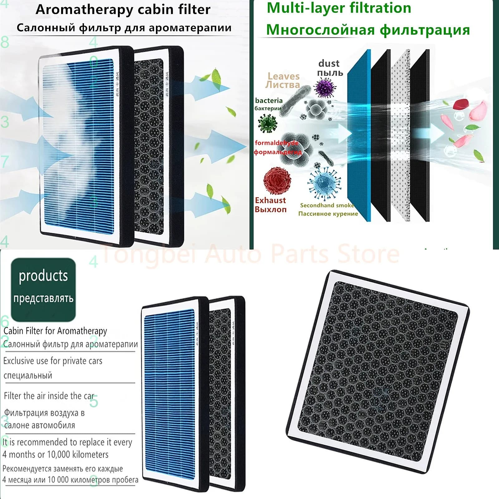 Car Air Freshener Filter Compatible with Changan Uni-T Uni-V CS55 Plus CS75 CS85 Coupe