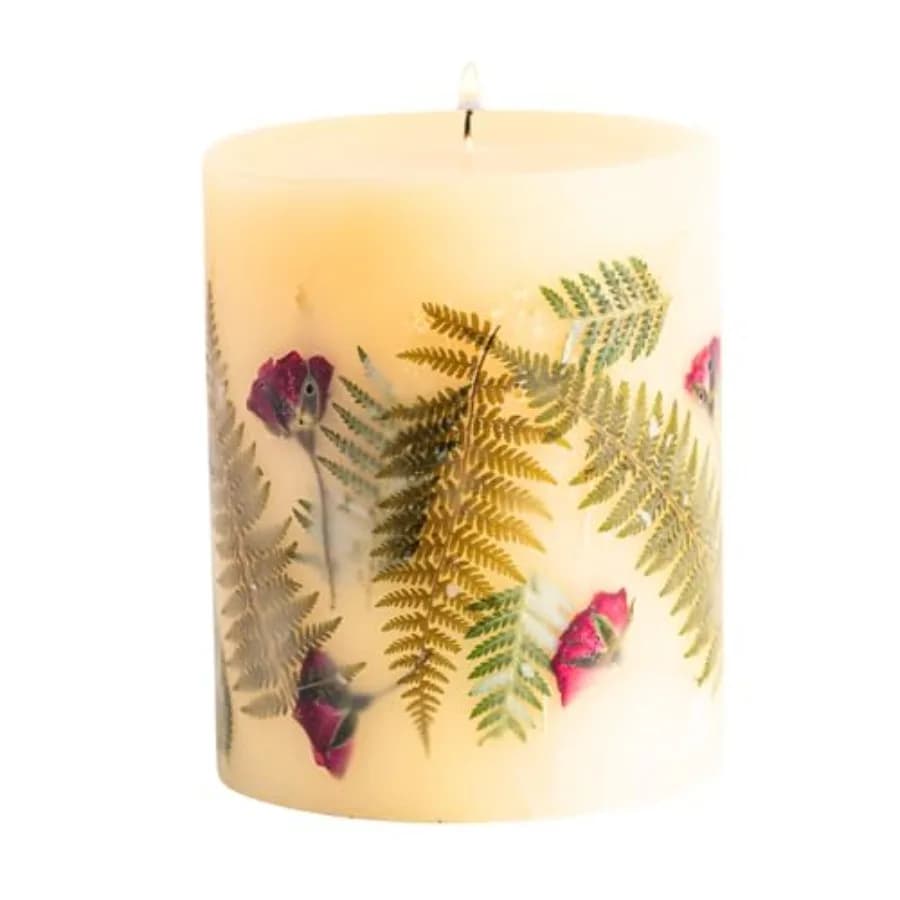 Candela Botanica di Lusso per Aromaterapia, Lunga Durata, Decorazione per la Casa, Regalo con Note di Salvia Sclarea, Sandalo, Cedro, Pino, Muschio Bianco