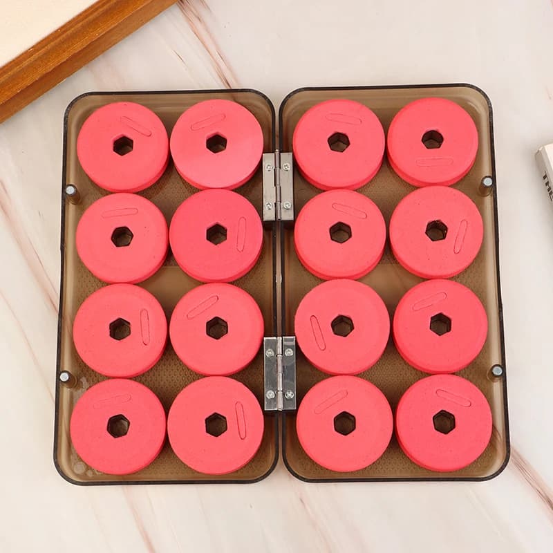 New Set of 16 Pieces / Box: Snail Bobbins, Wire Mesh Box, Wrap Mesh, Fishing Wire Mesh, Esche Box, Hooks and Fishing Equipment