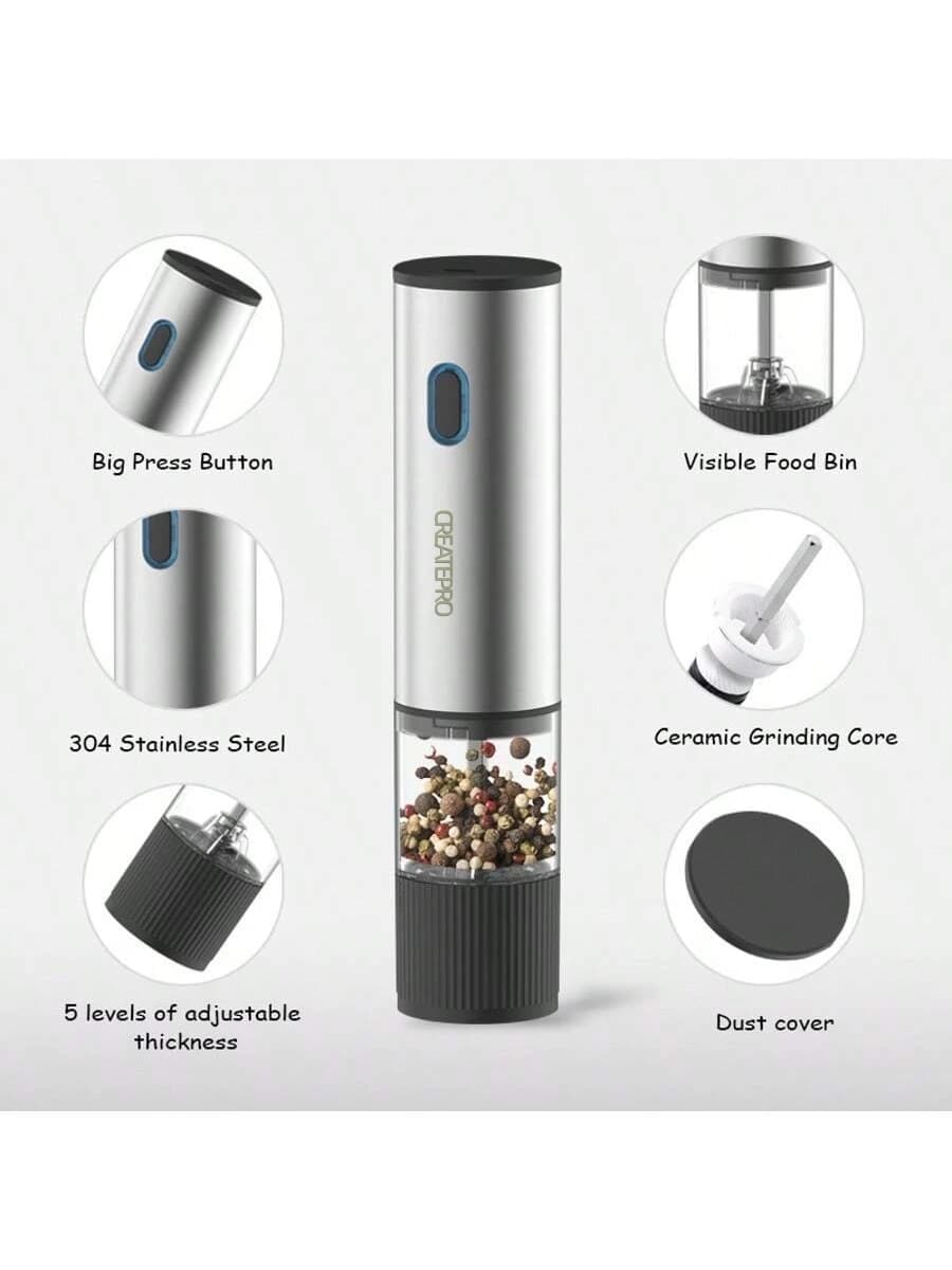 Automatic Grinding Machines Rechargeable with Grinding Adjustment, Kitchen Appliances