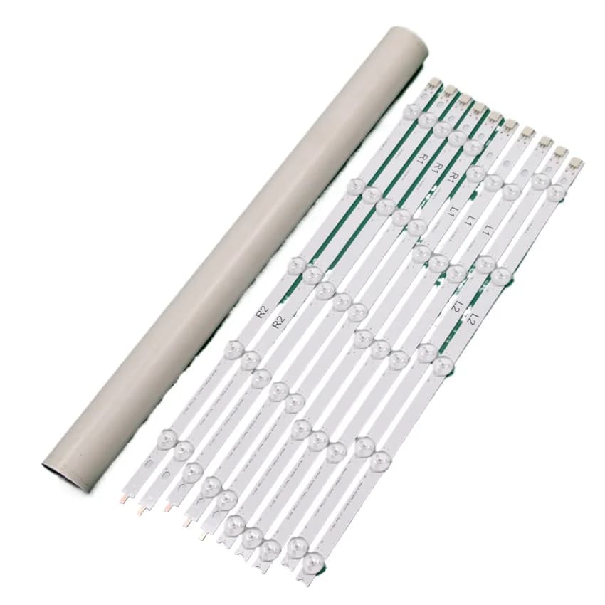 Kit di strisce LED per retroilluminazione da 10 pezzi per barre 42LA6154 42LA6156 42LN540 42LN5400 da 42 pollici ROW2.1 Rev 0.01 R1 L1 R2 L2-Type Tapes