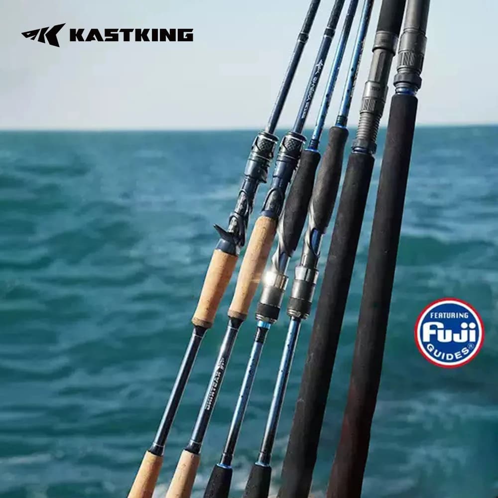 KastKing Sharky Ultra Fishing Rod with rings FUJI F+SIC Guide 2.28/2.43/2.9m for Freshwater and Salad