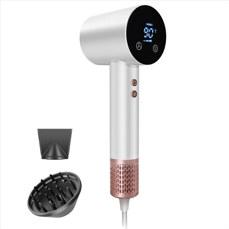 A67P-Super Hair Dryer For Hair 220-240V 1500W High Power Blow Dryer Styling Tool Professional Ionic Hairdryers EU Plug
