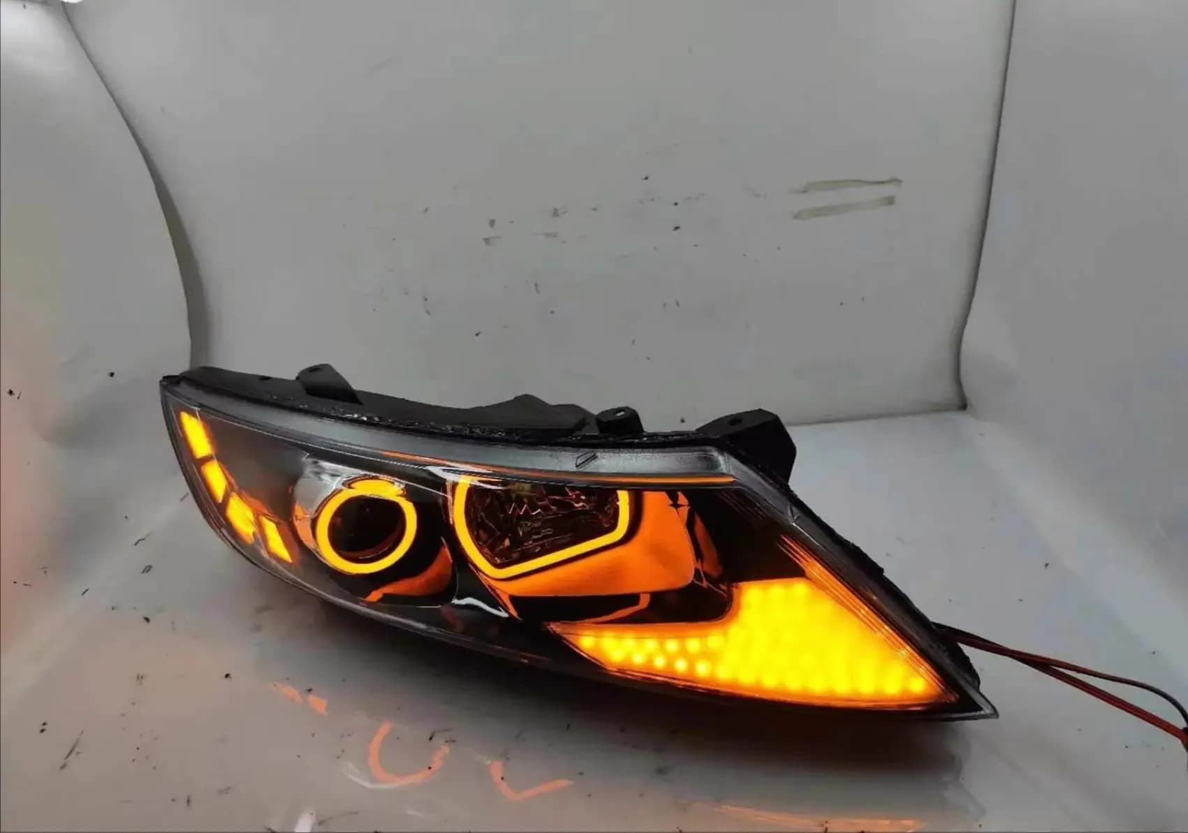 Faro anteriore a LED per auto per Kia K5 11-13 DRL luce di marcia diurna segnale di svolta anabbagliante alto