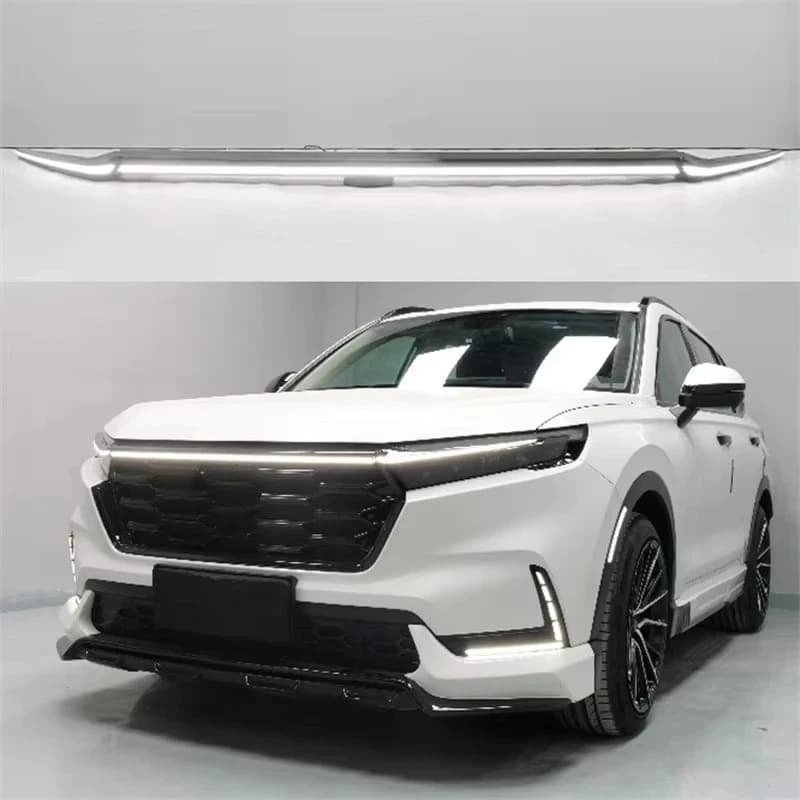 For Honda CR-V Front LED Grille Trunk Lid Light 2023 2024 Daytime Running Fog Lights Connector Head Lamp For Enhanced Visibility