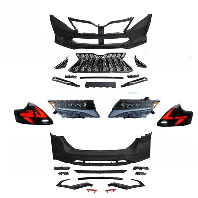 High Quality Body Kit Front Rear Bumper Grille LED Headlight Tail Light For Venza 0- Upgr
