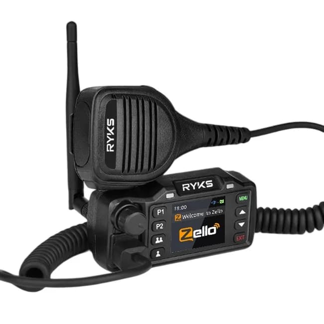 Radio Walkie Talkie Zello 4G Android con Bluetooth, WIFI, Caricatore Type-C, Lunga Portata, Radio Bidirezionale