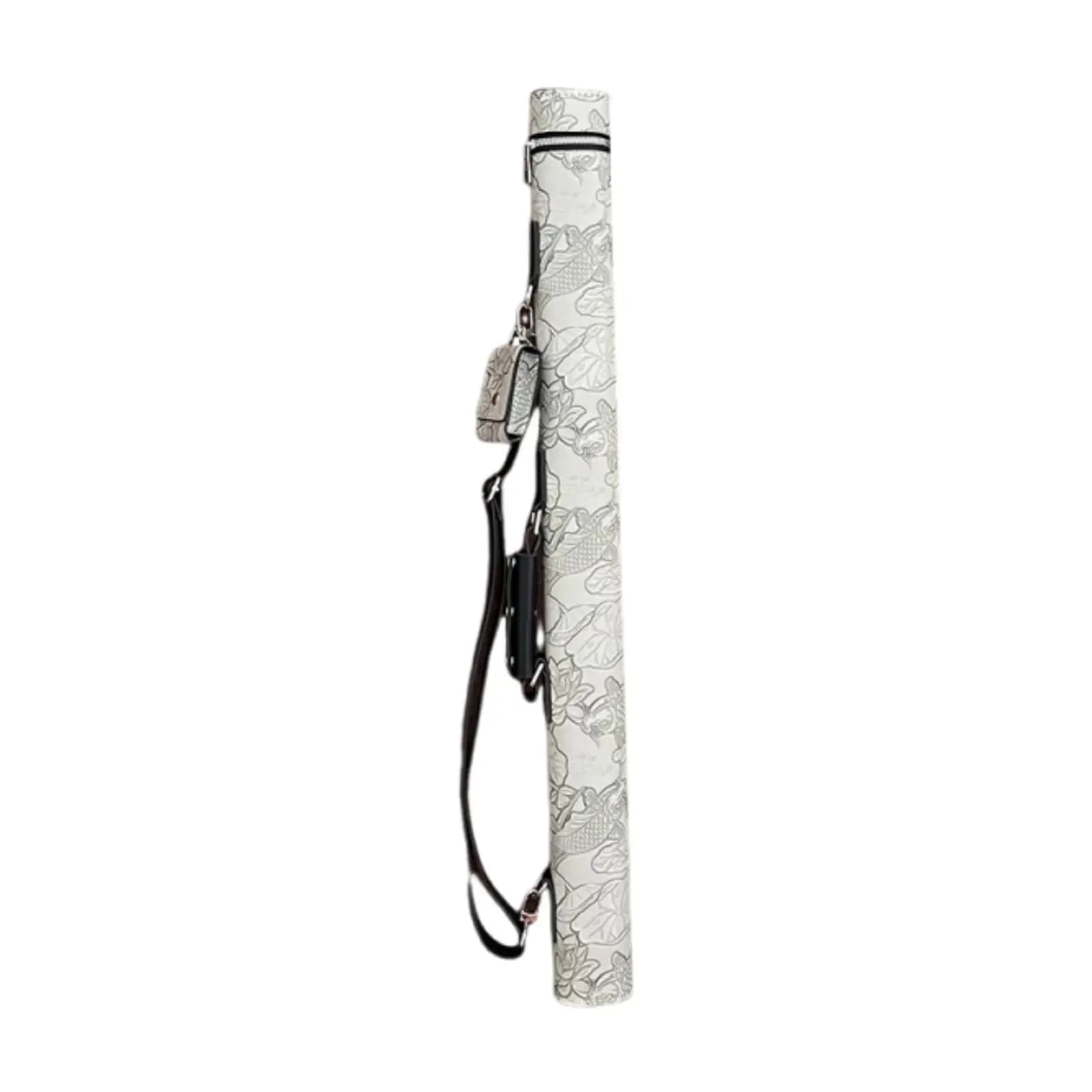 Custodia per stecche da biliardo Custodia per stecche da biliardo in pelle PU Borsa per stecche da biliardo per attrezzature da biliardo e porta gesso