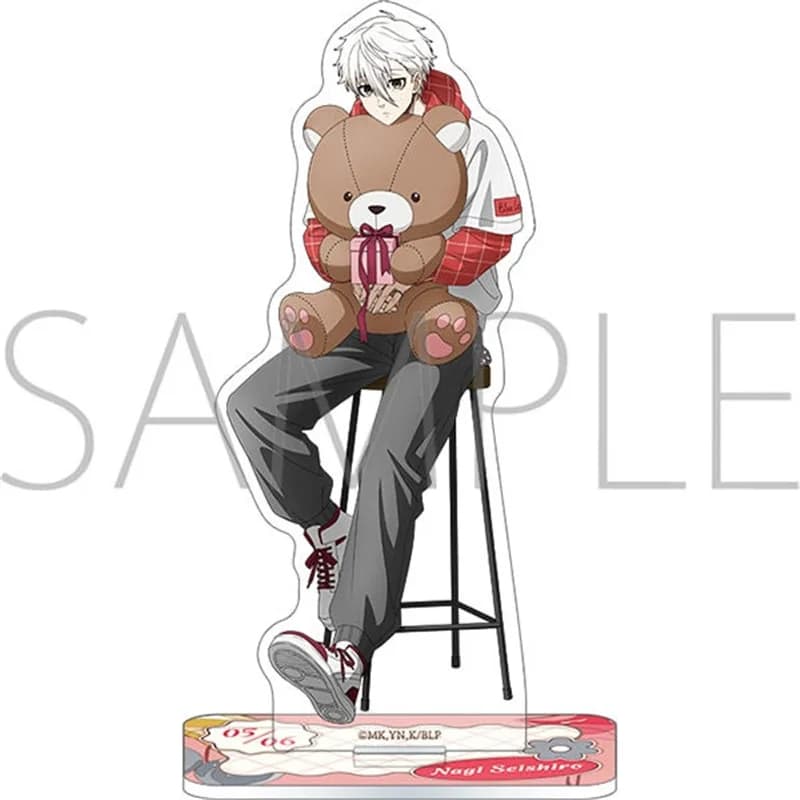 Blue Lock Valentine'S Day Isagi Yoichi Meguru Bachira Anime Acrylic Figure Display Stand Model Plate Friends Girl Gift Keychain
