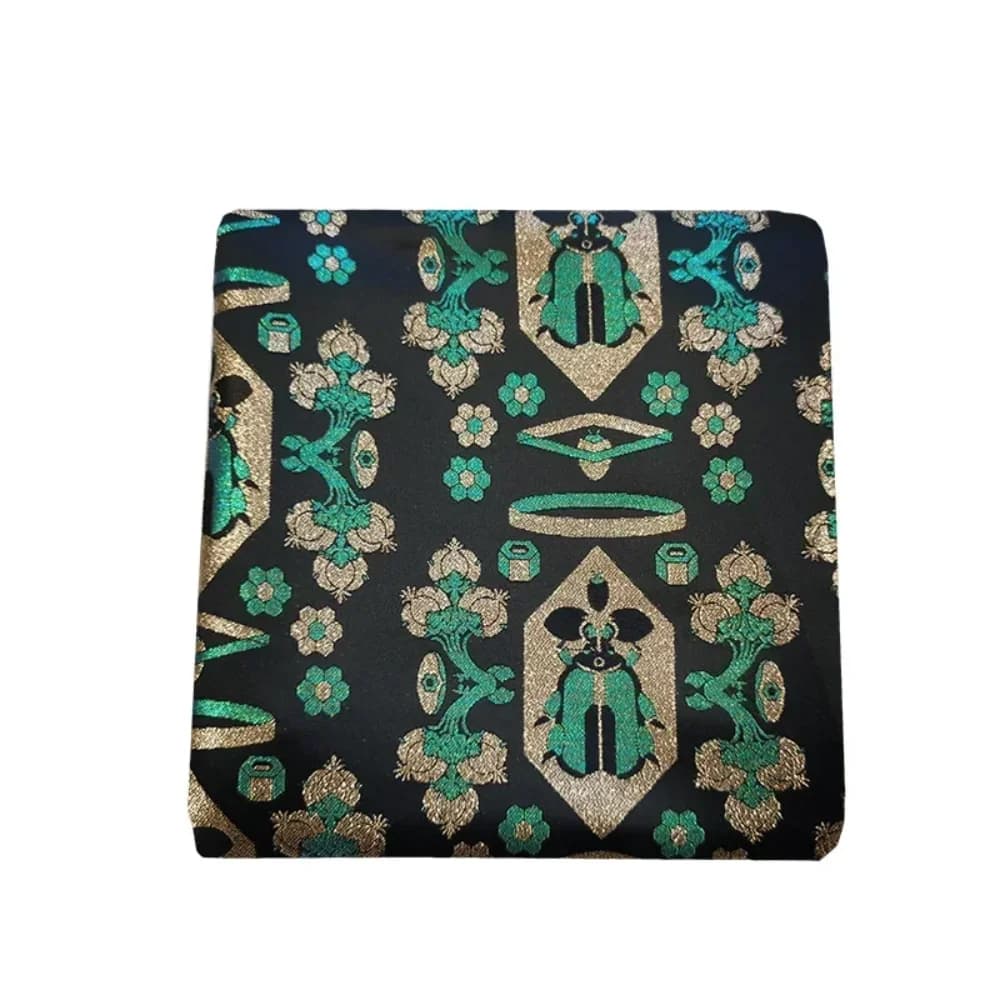 Luxurious Jacquard Brocade Fabric Polyester Stiff Gold Fashion Windbreaker Garment Cloth for Diy Sew Dress Material By Meter