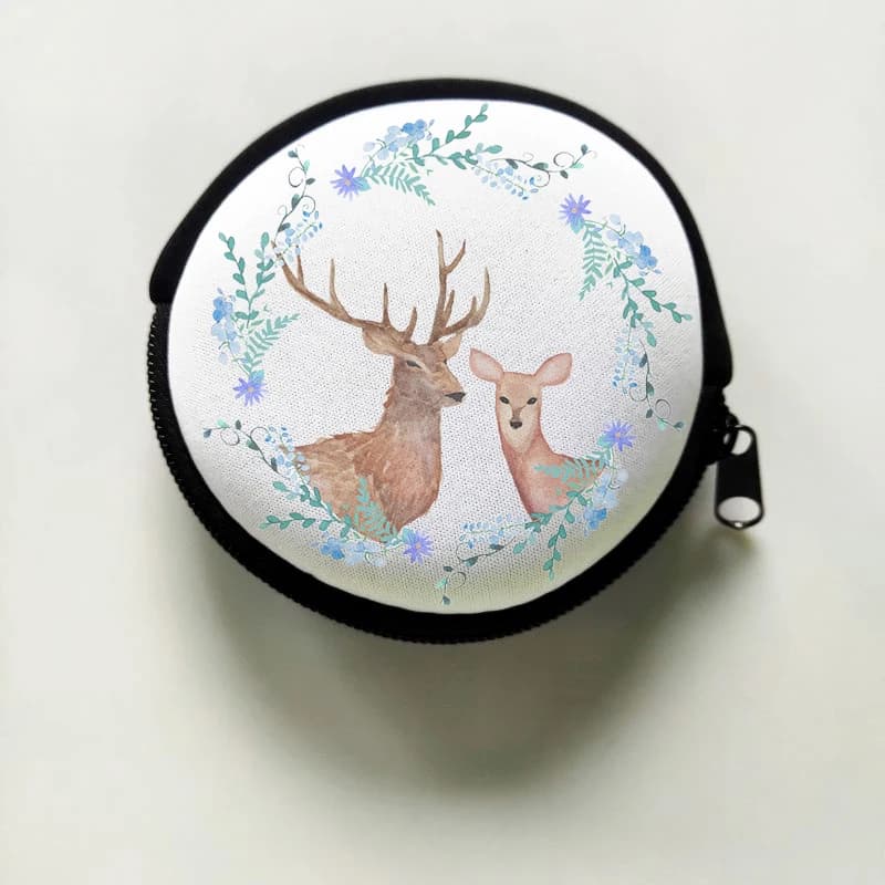 10pcs/Lot Neoprene Single Sided Printing Sublimation Coin Purse Case Blanks for DIY Printing