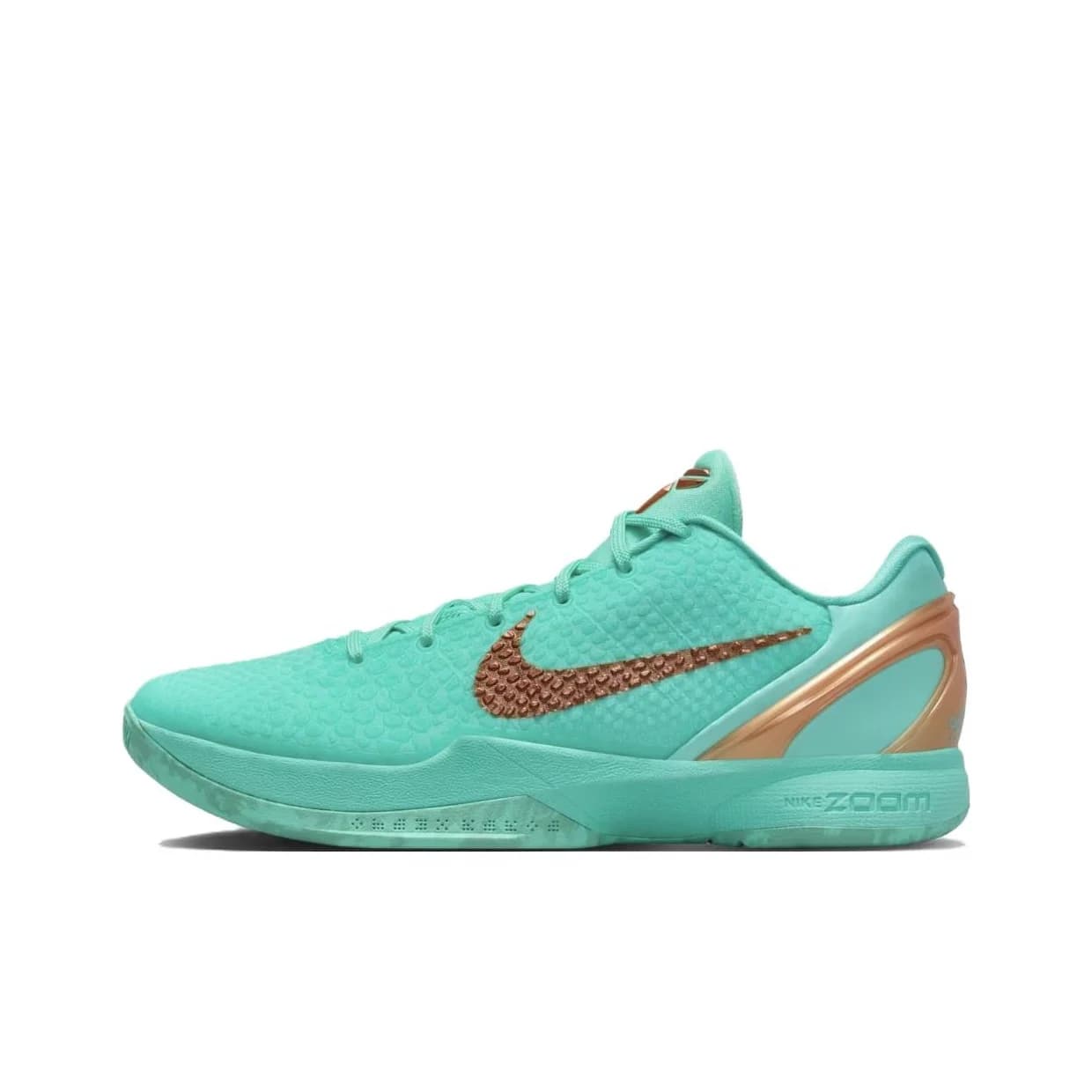 Jalen Brunson x Nike Zoom Kobe 6 Low top Basketball Shoes Men's Green IQ5774-300
