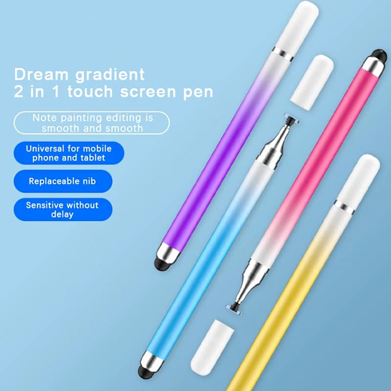 🛒2 In 1 Stylus Pen For Cellphone Tablet Capacitive Touch Pencil For Universal Phone Drawing Screen Pencil