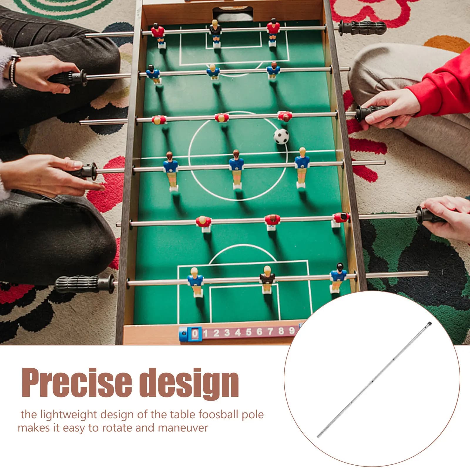 Tavolo di ricambio per palo da biliardino Parti di fornitura per calcio Accessori per calcio Bambino in ferro