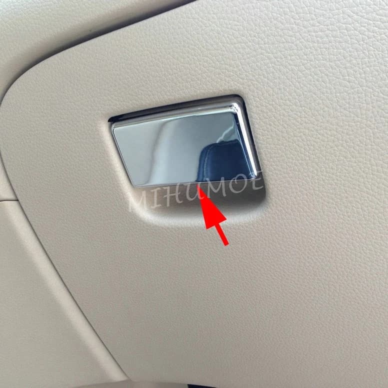 Copertura Maniglia Vano Portaoggetti Interno Cromata per Nissan Qashqai J11 X-Trail T32 Rogue Sport - Accessori