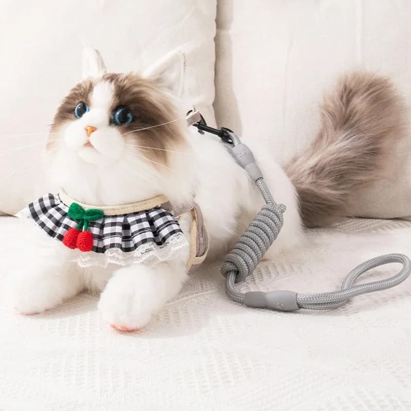 Cat leash cute chest strap walking dog leash teddy small dog dog chain pet supplies