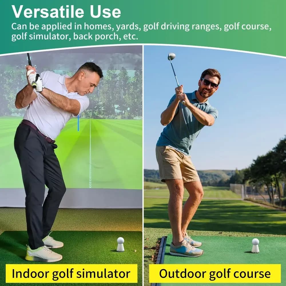 8 Pezzi Tee da Golf Creativi con Base a Forma d'Onda, Supporto Professionale per Palline da Golf, Migliora la Precisione, Tee per Allenamento Golf