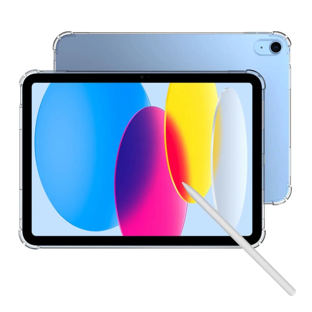 Custodia per iPad Air 11" 2024 2025 2026/Air4 Air5 10.9" Tablet Antiurto con Airbag, Cover Protettiva Trasparente in TPU
