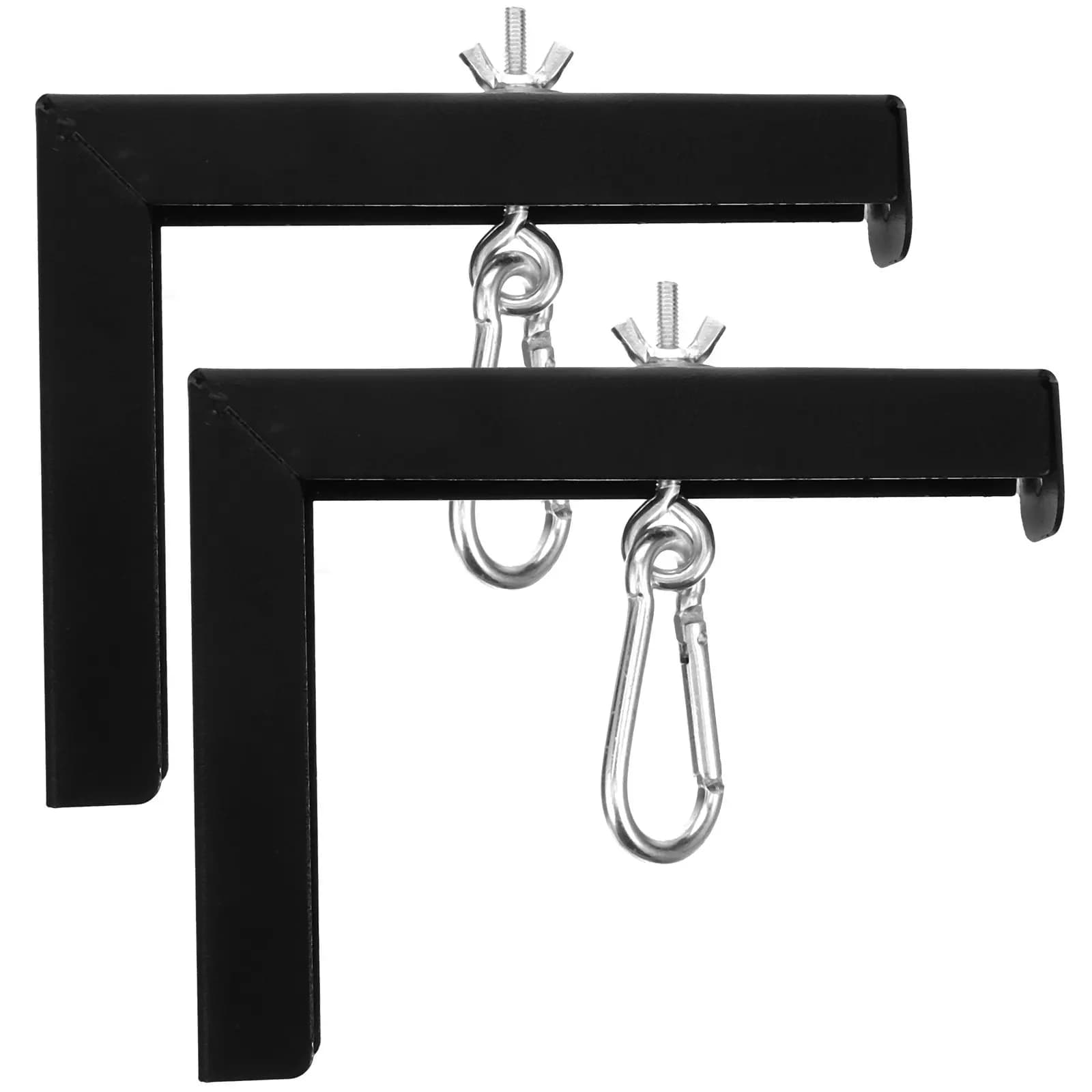 2Pcs Projector Screen Brackets Metal Wall Mount L Bracket Sturdy Iron Support for Home Office Classroom Use Adjustable Projector