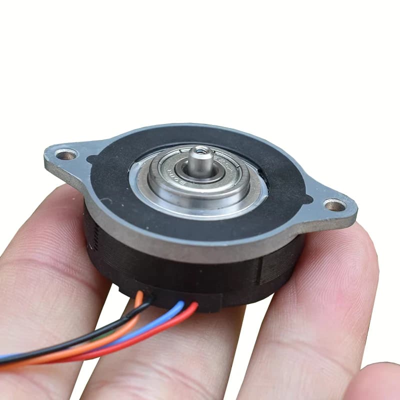 Motore passo-passo sottile rotondo MOONS 14HK0406-11N NEMA14 da 0,9 gradi, mini 36mm, 2 fasi 4 fili, per stampante 3D, robot CNC