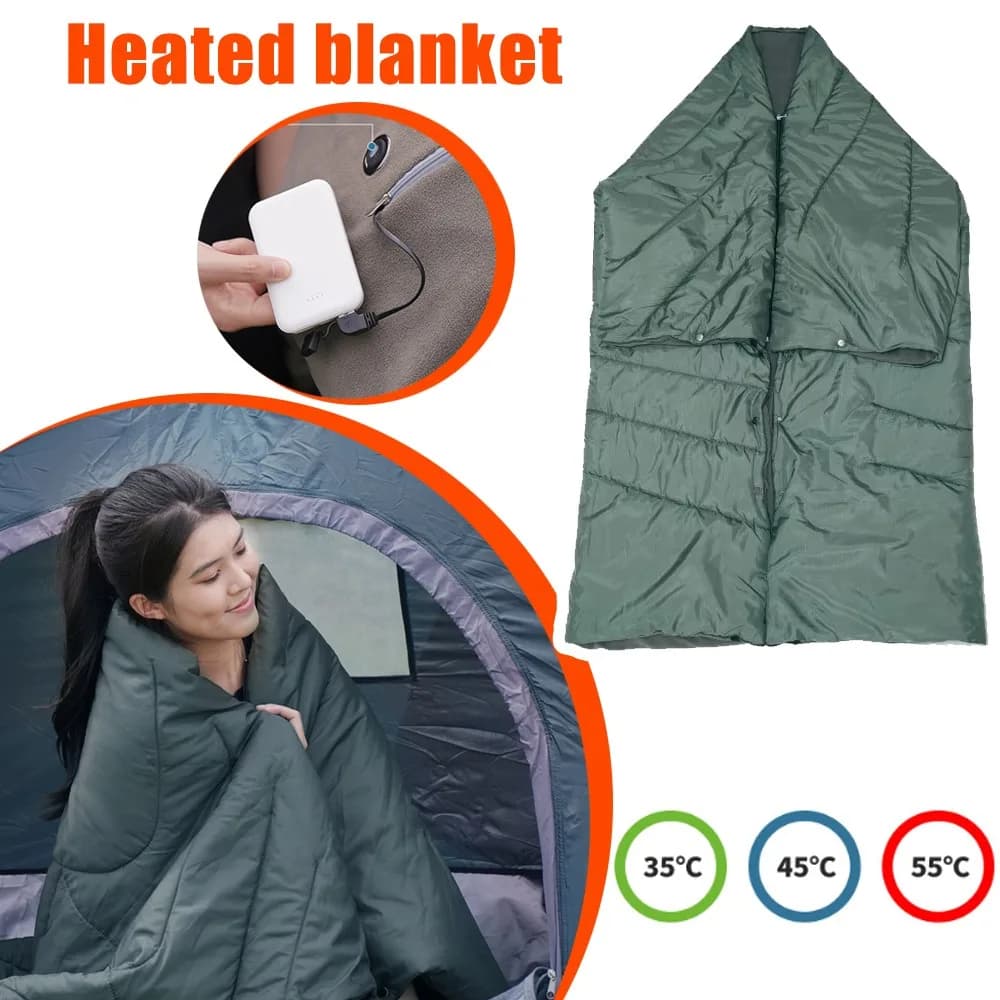 Coperta elettrica Controllo intelligente della temperatura a tre livelli Riscaldamento a sei zone Scialle/coperta riscaldato elettrico multifunzionale