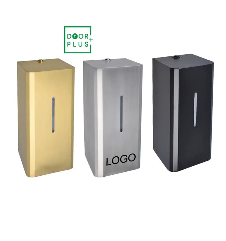 Doorplus Dispenser automatico di sapone per montaggio a parete in acciaio inossidabile con sensore di sapone liquido in schiuma disinfettante per le mani