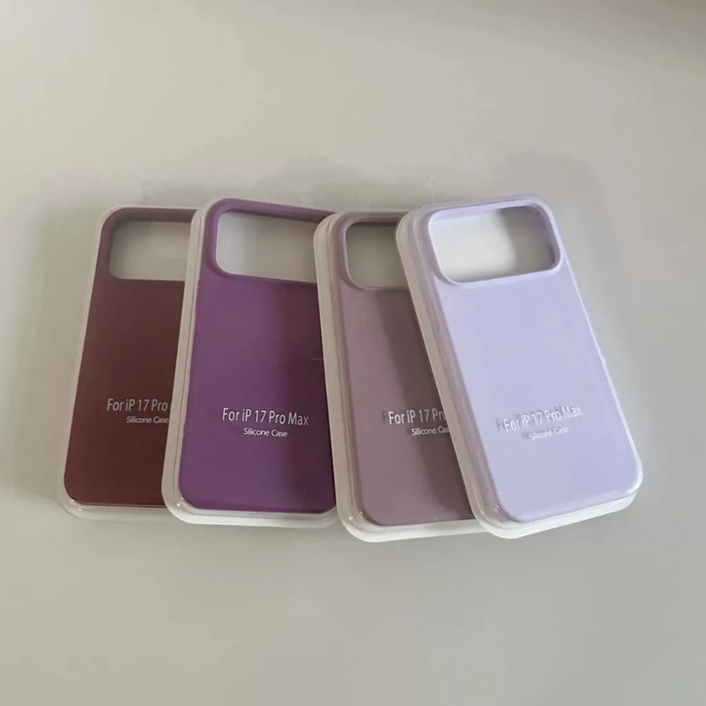 Custodia per iPhone 17 16 15 14 13 12 11 Pro Max Air in silicone liquido antiurto, colori caramella, delicata sulla pelle, cover posteriore