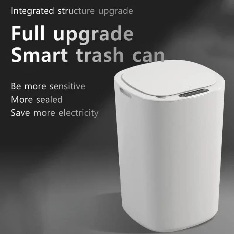 Nuovo Cestino Intelligente con Sensore 2026, Pattumiera Automatica con Sensore 12L, Cestino Elettrico Impermeabile per Cucina e Bagno
