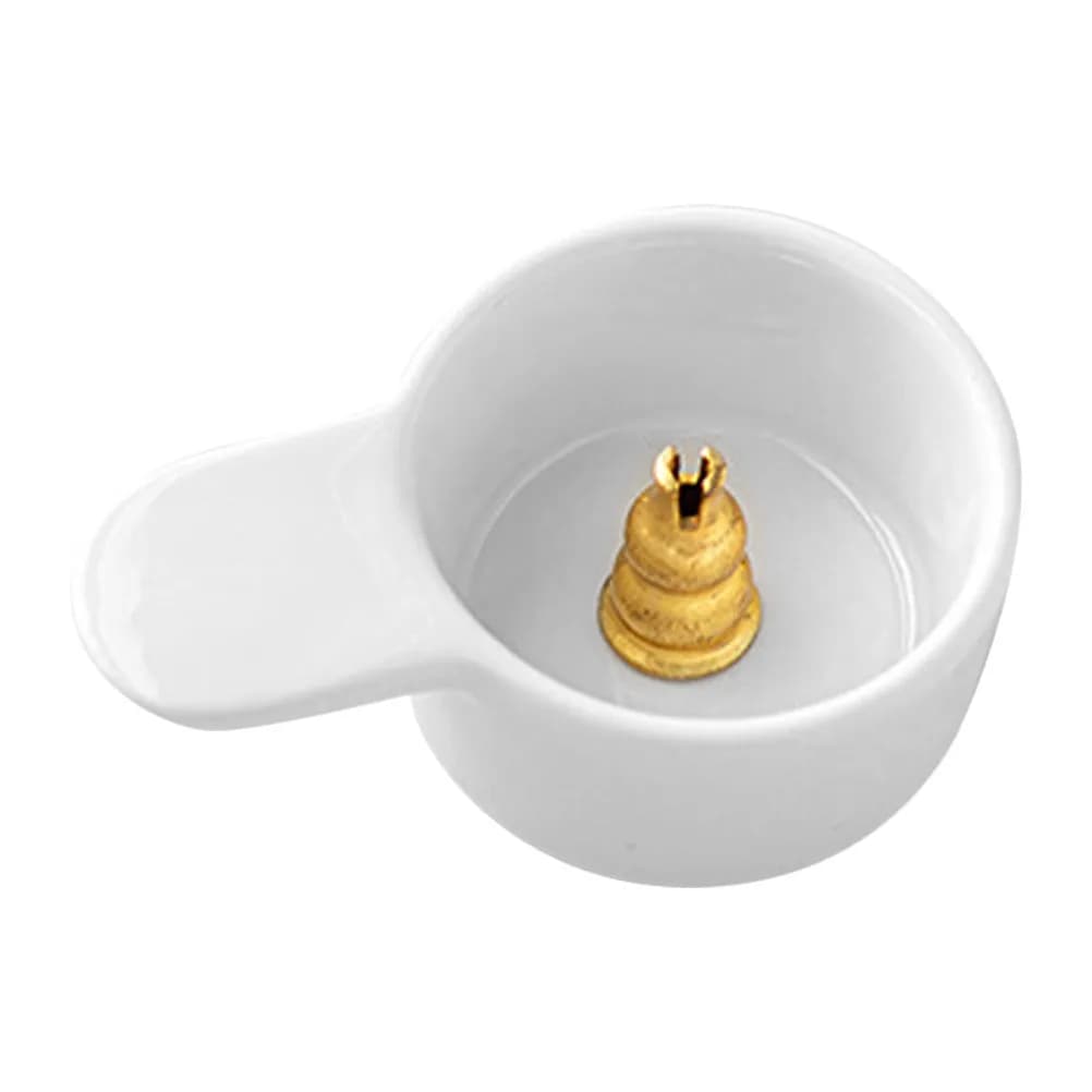 Portaincenso in Ceramica, Piccolo e Portatile, Resistente al Calore, per Relax e Meditazione, Decorazione da Scrivania, Aromaterapia Domestica