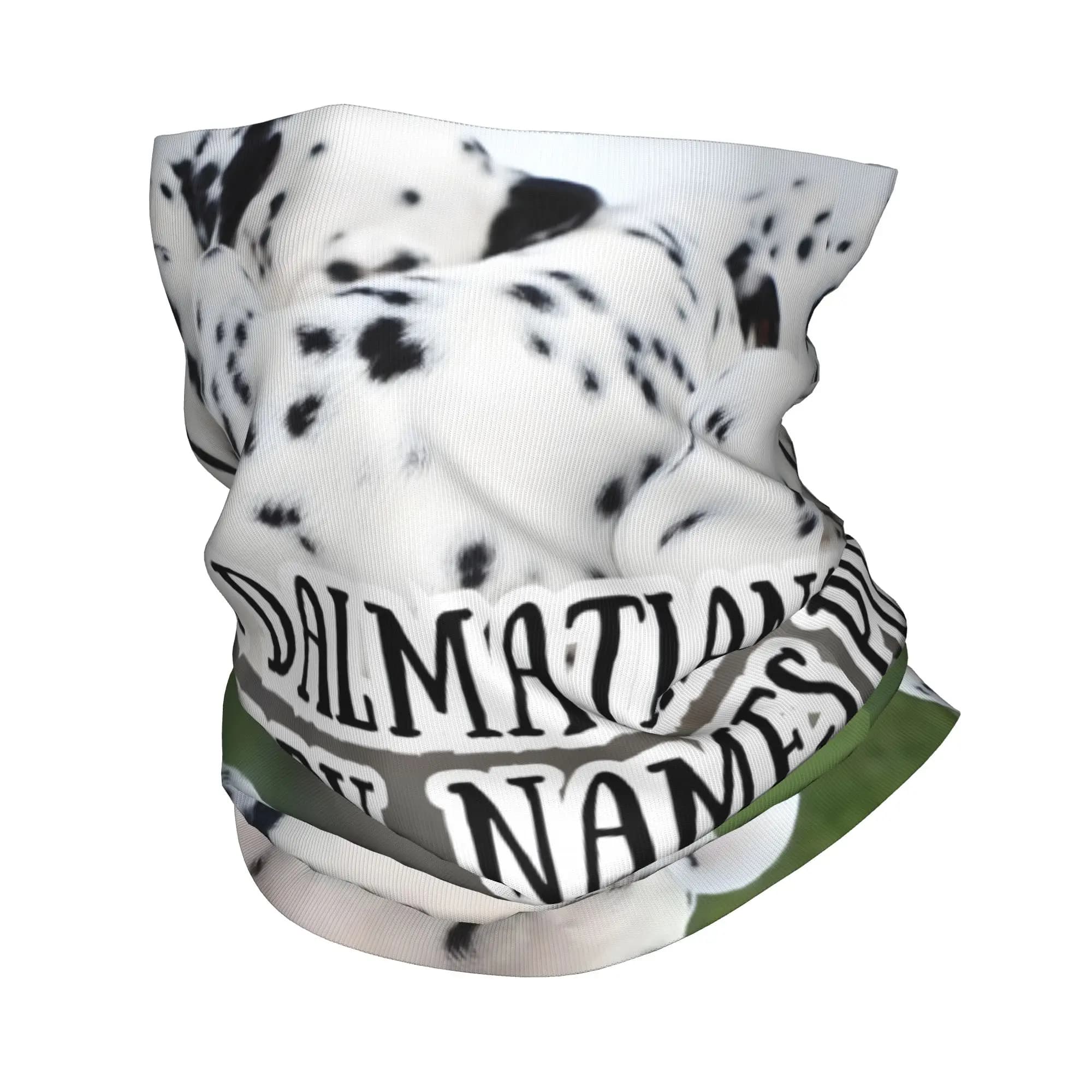 101 Dalmatians Cartoon Dog Bandana Copricollo Sciarpa per il viso da bicicletta Maschera per il viso da ciclismo Escursionismo Unisex Adulto