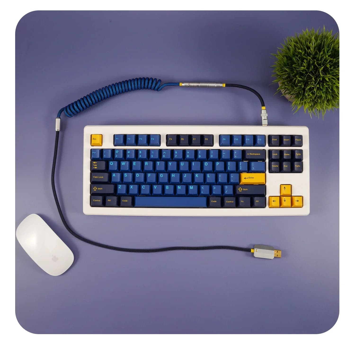 GeekCable Manual Custom Mechanical Keyboard Data line GMK Theme SP Key cap line Nautilus
