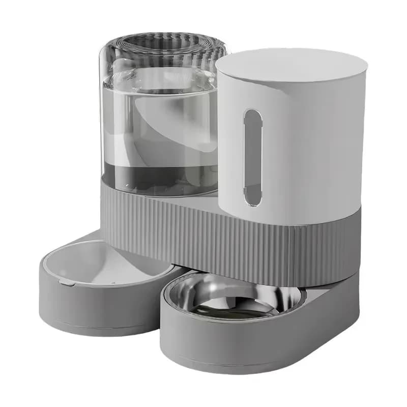 2 in 1 Pet Feeder Food Bowl and Water Dispenser for Automatic Pet Feeder